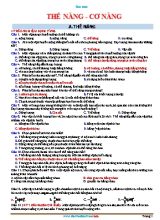 Bài tập trắc nghiệm Vật lý Lớp 10 Thế năng - Cơ năng